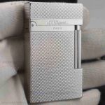 AAA Replica S.T. Dupont Ligne 2 Silver Plated Lighter On Sale